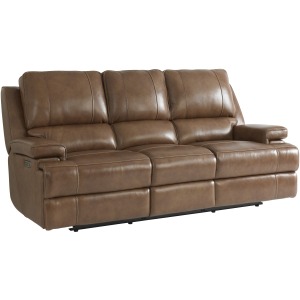 Parker Power Reclining Sofa - Umber