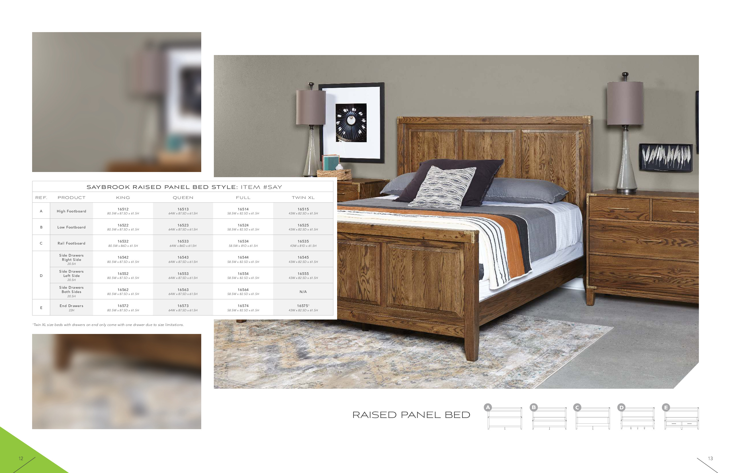 Amish Saybrook Bedroom Collection